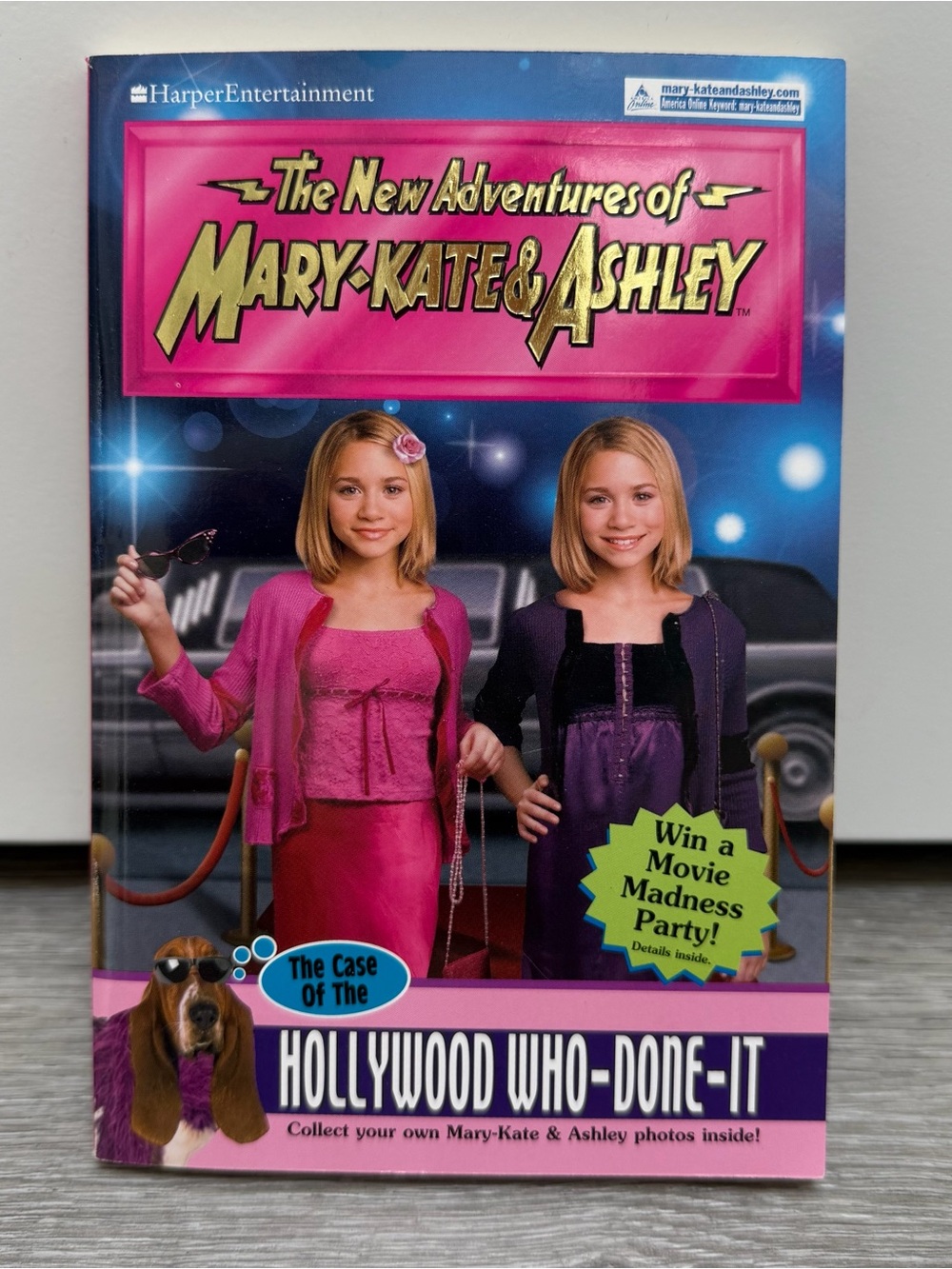 MARY-KATE AND ASHLEY THE CASE OF THE HOLLYWOOD WHO DONE IT CHAPTER BOOK VINTAGE
